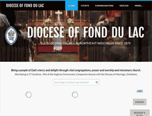 Tablet Screenshot of clergy.episcopalfonddulac.org
